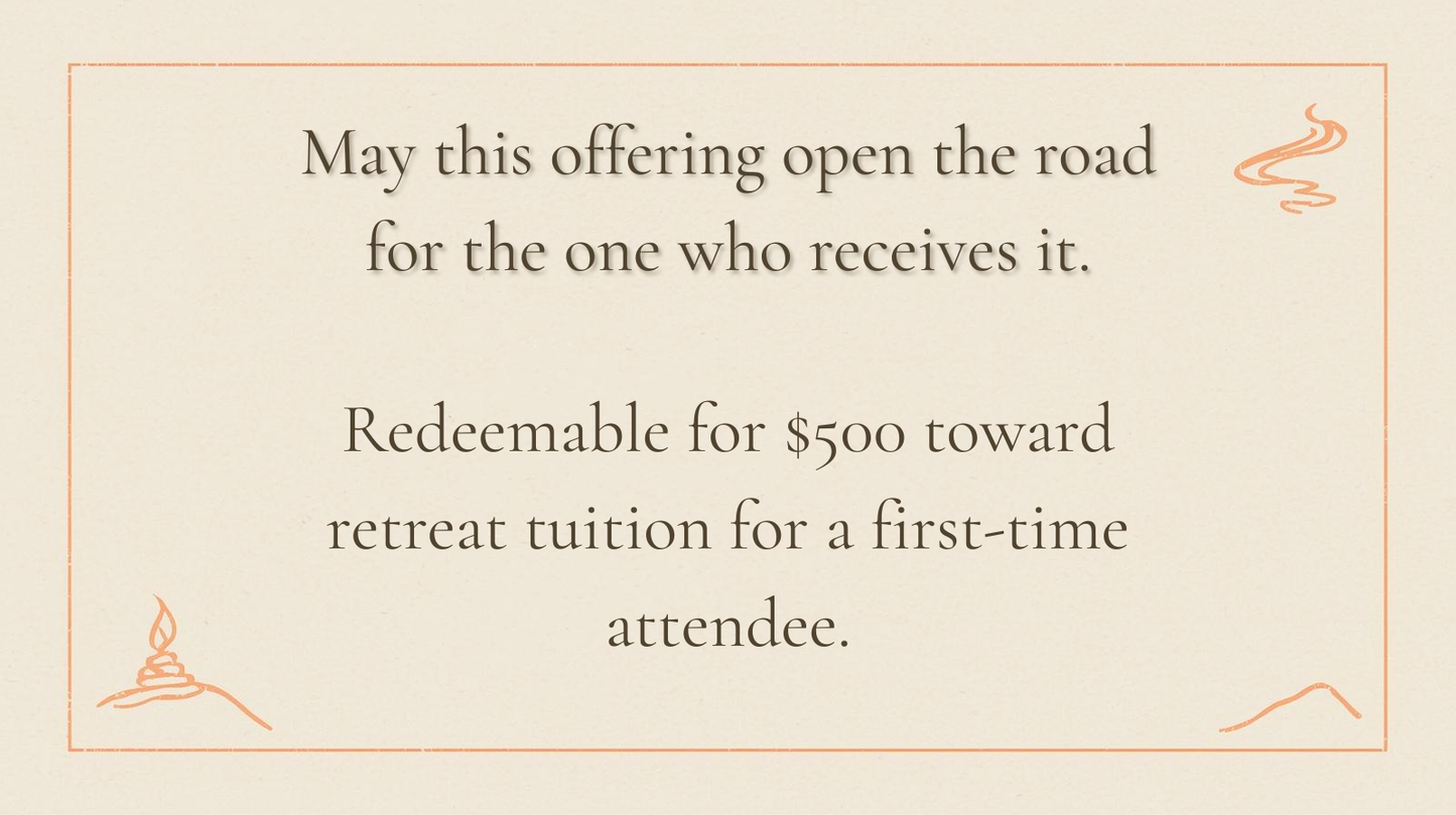 Alumni-Only $500 Retreat Gift Card