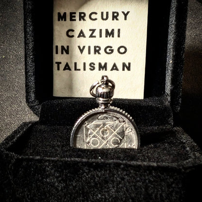 Mercury Cazimi in Virgo Talisman