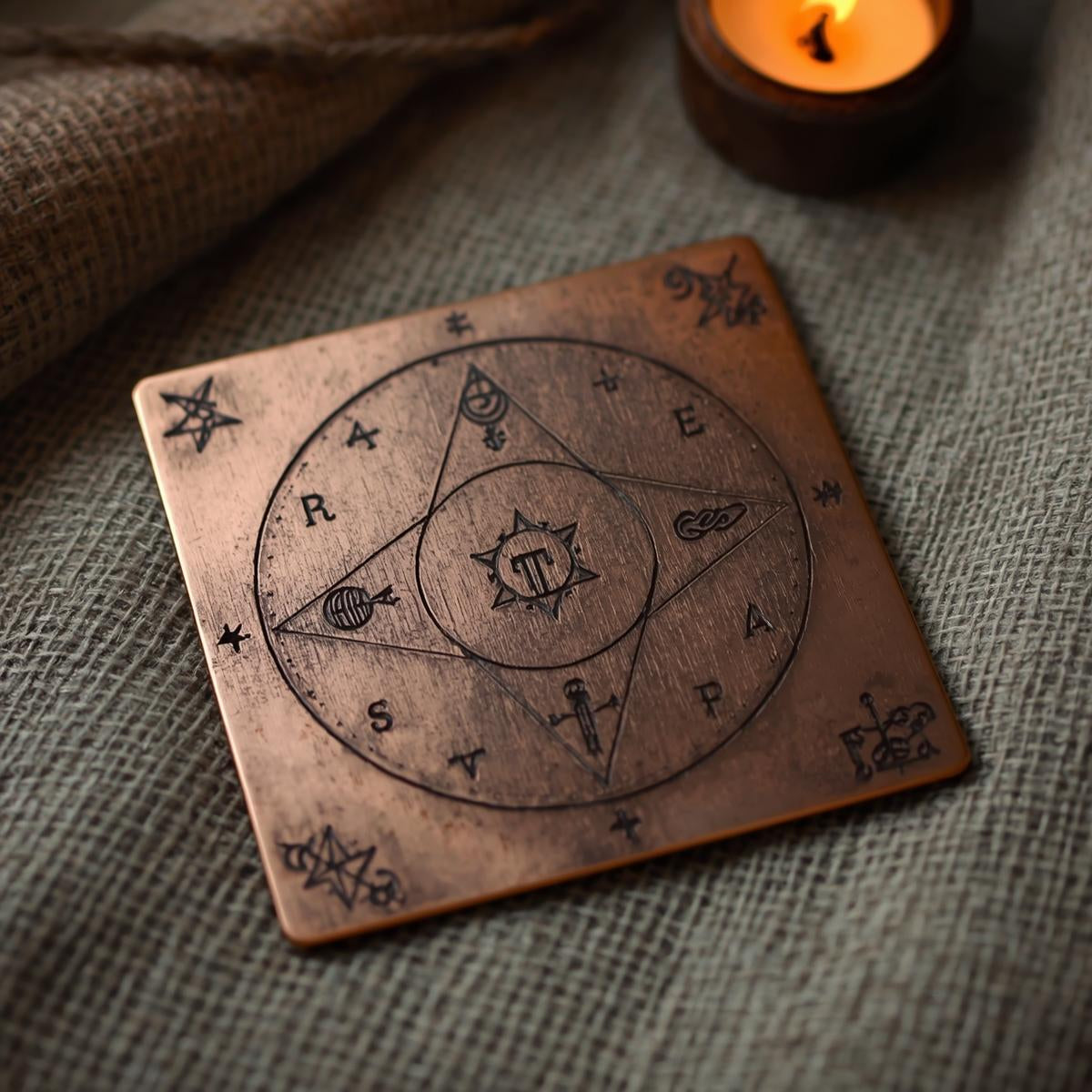 The Personal Petition Amulet — A One-of-One Copper Etching