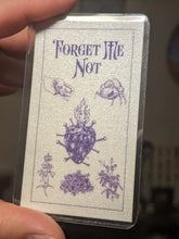 Load image into Gallery viewer, Forget Me Not Spell Card - Khozmiq x HoodooMoses
