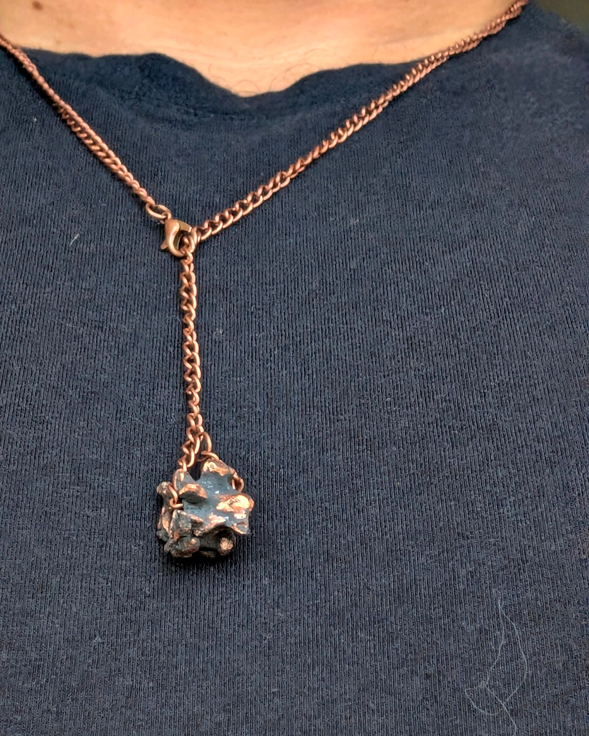 Python vertebrae pendulum worn as necklace