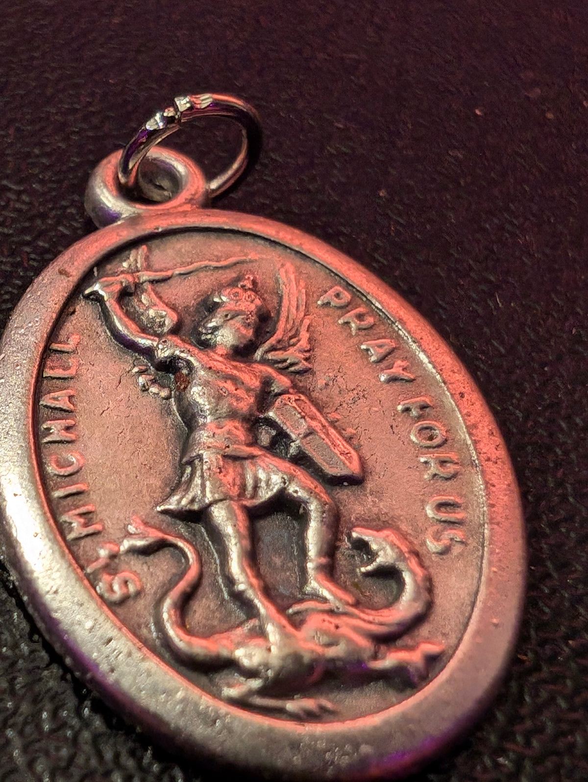 Blessed and dressed Archangel Michael medal