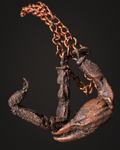 Venus Scorpio charm copper scorpion talisman with chain