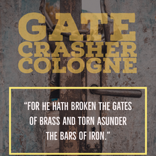 Load image into Gallery viewer, Gate Crasher Cologne - 1 oz dropper bottle
